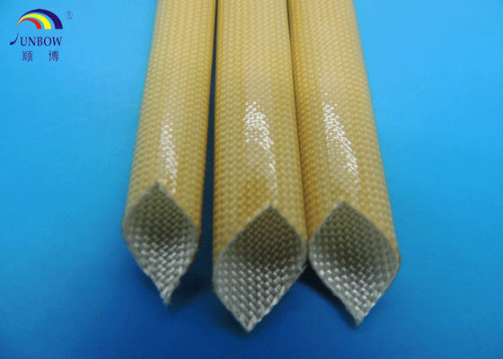China Class F oil-resistant polyurethane fiberglass braided sleeving fournisseur